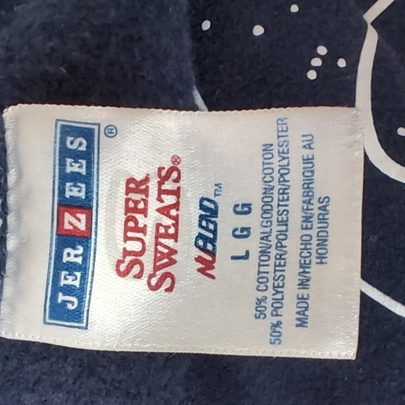 Jerzees Blue Crewneck Sweater NASA Design,L. - Picture 7 of 7